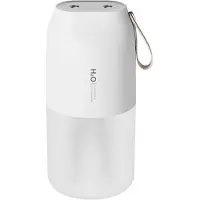 Torribaly Draadloze luchtbevochtiger diffuser oplaadbare dubbele sproeier etherische olie mistmaker luchtbevochtiger, wit