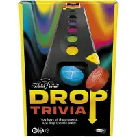 Hasbro Drop Trivia Spel | Elektronisch Feestspel met Stem en Geluiden | 13+ Jaar | 2 of Meer Spelers | 15 Min.
