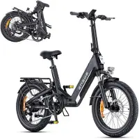 ENGWE Vouwbare elektrische fiets - - L20 3.0 Boost - Afneembare batterij 48 V 13,5 Ah - Actieradius 135 km - Zwart