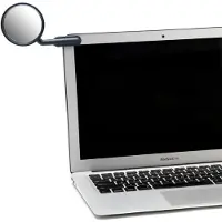 Peleg DESIGN Watch-It - Monitor Spiegel, Clip-On Cubicle, Computer Achteruitkijkspiegel, Convex voor Persoonlijke Veiligheid