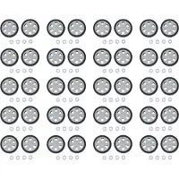 Tlily 20x Bagage Accessoires Wielen Vliegtuig Koffer Katrol Rollen Mute Wiel Slijtvaste Onderdelen Reparatie 60X12mm