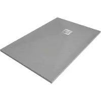 Mexen Stone+ rechthoekige composiet douchebak 110 x 80 , grijs-beton - 44618011