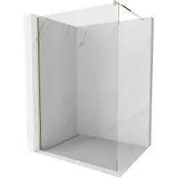 Mexen Kioto douchewand Walk-in 85 x 200 , transparant 8 mm, goud - 800-085-101-50-00