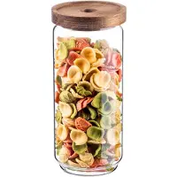 Kadax 3x Glazen bak met deksel 950ml <20><12