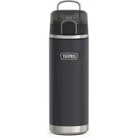 Thermos ICON SERIE DOOR Roestvrijstalen waterfles met tuit 24 ounce graniet