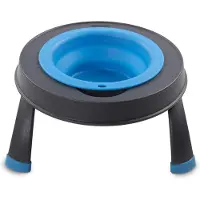 Popware Voerbak verhoogd enkel klein groen 306946