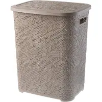 Kadax K133 Serie Wasmand 55L Beige Kunststof Duurzaam