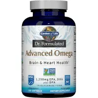 Garden of life - Dr. Geformuleerde Geavanceerde Omega, Citrus - 180 Zachte Capsules