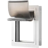 DUOKU Huisdierdeur - - Model CWM02 - Metaal - 9,29" x 13,19" - Weerbestendig