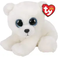 TY UK Ltd Ari Poolbeer Beanie Babies, Wit, 15 cm