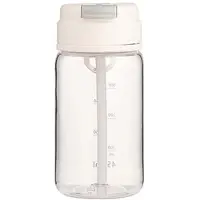 Jojomino 450 Ml Lekvrije Sportwaterflesset met Rietje, BPA-Vrije Tuitbeker, Vlekbestendig, Ideaal voor Werk en Buitenactiviteiten