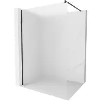 Mexen Kioto douchewand Walk-in 140 x 200 , matglas 8 mm, zwart - 800-140-101-70-30
