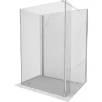 Mexen Kioto douchewand Walk-in 140 x 75 x 40 , transparant, chroom - 800-140-075-221-01-00-040