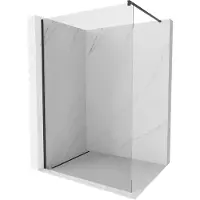 Mexen Kioto douchewand Walk-in 60 x 200 , transparant 8 mm, zwart - 800-060-101-70-00
