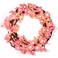 Typecat DIY Cherry Enchanted Willow Vine Lights, 48 LED Cherry, Blossom Lights w