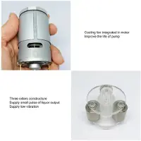 Tlily Nieuwe 24V Peristaltische Pomp met Grote Doorstroming, Vloeistofdoseerpomp 3000 Ml/Min, 3 Rollen met PHARMED BPT-Buis
