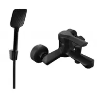 Mexen Sabre R62 badkraan met doucheset, zwart - 7213R62-70