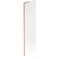 Mexen Next L badwand 1-vleugelig 50 x 150 , matglas, geborsteld koper - 895-050-000-03-30-65
