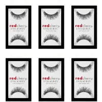 Red Cherry Ogen Wimpers Harley Lashes
