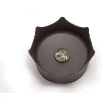VitaJuwel CrownJuwel van Kom | Kristalwater voor Honden & Katten | Lava Zwart