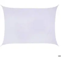 Hespéride Rechthoekige schaduwdoek "Curacao" wit 4x3m van polyester -