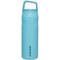 Stanley IceFlow Cap and Carry+ Waterfles 24 OZ | Brede Mond Draaidop | Lichtgewicht & Lekvrij voor Reizen & Gym | Geïsoleerd RVS | BPA-