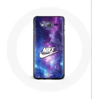 Nike Coque - - Samsung Galaxy J3 2016 - Witte Logo - Flexibel - Kleurrijk