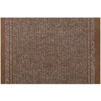 Dywany Łuszczów MALAGA Antislip Deurmat Beige Strepen 66x140 cm