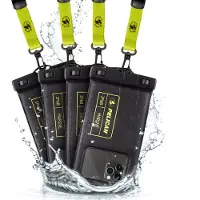 Case-mate Pelican Marine - IP68 waterdicht telefoonhoesje (4-pack normaal formaat) - Drijvend telefoonhoesje voor iPhone 16 Pro Max/iPhone 15 Pro Max/14 Pro/13