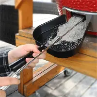 Torribaly Roestvrijstalen houtoven-asreinigingshark voor barbecues, geschikt voor houtskool