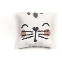 TODAY Verwijderbare tufted kussen FUNNY - - Wit 40x40 cm