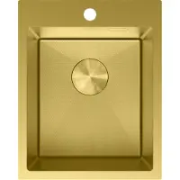 Mexen Solix RVS gootsteen 1-komerig 400 x 500 , goud HC - 6406401000-55HC