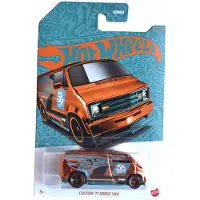 Hot Wheels Custom '77 Dodge Van Goud/Teal 6/6