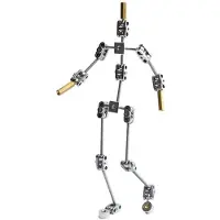 Semoic Armature Kit - DIY Metalen Skeletpop, Gemakkelijk Te Monteren, Geanimeerd Karakterontwerp, voor Stop Motion Animatie
