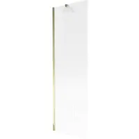 Mexen Next badwand 1-vleugel 60 x 150 , strepen, goudkleurig - 895-060-000-00-09-50