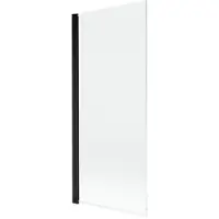 Mexen Mist douchewand 1-deurs 80 x 150 , transparant, zwart - 8A9-080-001-70-00