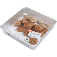 Wilton Performance Aluminium Vierkante Cake- en Brownievorm 8-Inch 8 Zilver