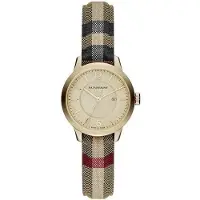 Burberry BU10104 Honing geruit gestempeld wijzerplaat dameshorloge