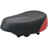 Torribaly E-bike zadelverbreding vierveren MTB-fietszadels zachte pad elektrische fietsen driewieler scooterzadel fietsonderdelen, rood