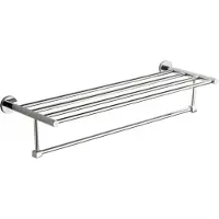 Mexen Remo handdoekhouder, chroom - 7050720-00