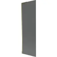Mexen Next L badwand 1-delig 60 x 150 , grafiet, goud - 895-060-000-03-40-50