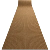Rugsx Ruitenwisser anti slip per strekkende meter CEYLON extern, intern, op een rubber - kokosnoot bruin 0226 200cm 200x190 cm