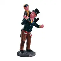 Lemax Kerstdorp Bob Cratchit en Tiny Tim - 02403
