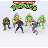 MaxPower 6-delige speelgoedset uit de Teenage Mutant Ninja Turtles TMNT actiefigurencollectie