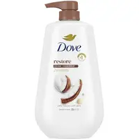 Dove Restore Coconut & Cocoa Butter Douchegel met Pomp 907ml (Voordeelpack) – Hydraterende Body Wash voor 24 Uur Zachte Huid – Sulfaatvrij & Parabeenvrij
