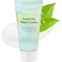 BONAJOUR ] Green Tea Water Bomb Vegan Moisturizing Facial Gel Cream voor de gevoelige huid - Dagelijks hydraterende Moisturizer 3,38 Fl. oz -