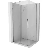 Mexen Velar L schuifdouchecabine 110 x 80 , transparant, chroom - 871-110-080-03-01