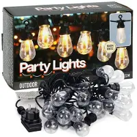 Progarden Lichtslinger voor de tuin, 20 LED's, decoratief voor binnen en buiten, 12,5 meter, IP44