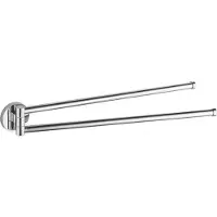 Mexen Remo dubbele draaibare handdoekhouder, chroom - 70507255-00