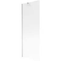 Mexen Next badwandpaneel 1-delig 70 x 150 , strepen, geborsteld nikkel - 895-070-000-00-09-97